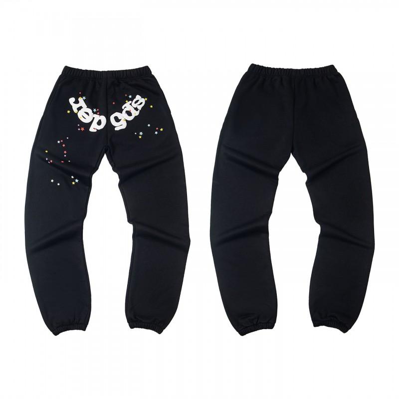 Sp5der Spider Web Foam Print Fleece Hoodie Loose Fit Hip Hop Sweatshirt Men Women