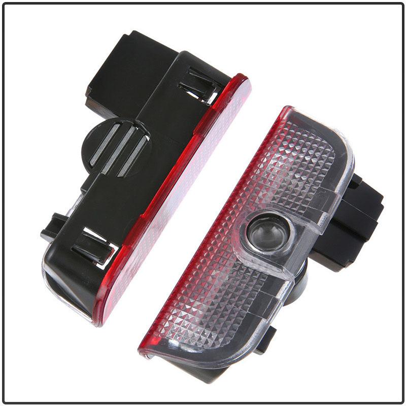 2 ks/Sada LED Logo Znak na Dveře Auta Vítecí Světlo Pro Volkswagen Santana GTI Rline Polo Golf Passat B5 B6 Touran Magotan Scirocco Lavida
