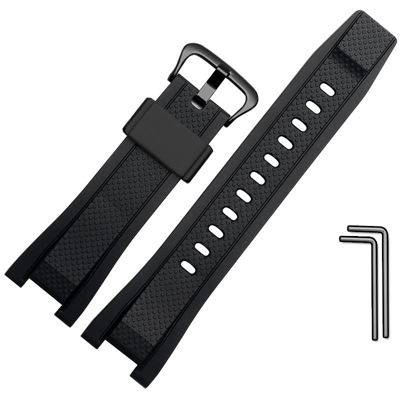 Silikonový řemínek na hodinky pro Casio G-SHOCK řady GST GST-W300 210 400G S130 S310 S330 B100 Řemínek na hodinky Sportovní pásek Náramek