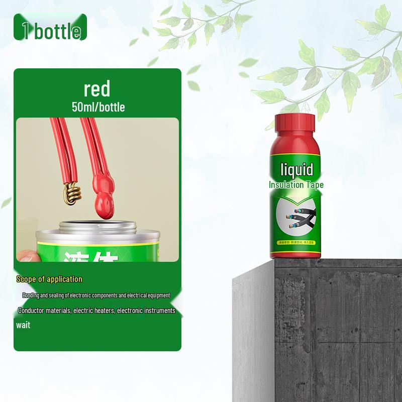 Electrician's Waterproof Liquid Insulating Cloth Tape - Black, Flame Retardant, Ideal for Wire Joints & Cables