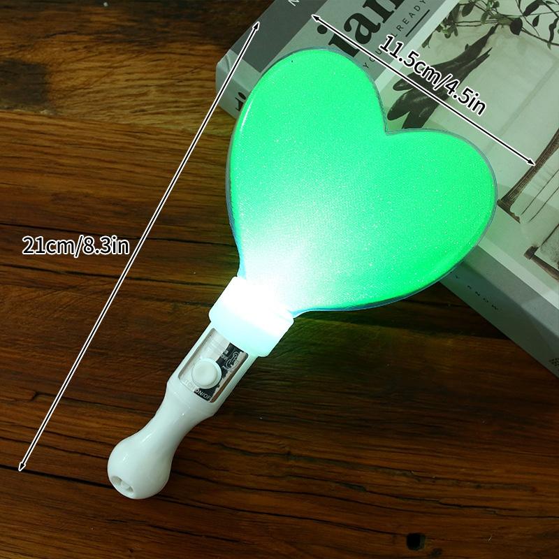 Heart Star Lightstick Kpop Glow Light Rods Concert Luminous Stick Idol Support Rods Flash Sticks Wedding Party Atmosphere Props