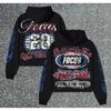Sweat à capuche unisexe surdimensionné Streetwear Impression 3D Manches longues Pull Haut décontracté Adolescents Adultes