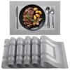 Placemats Set Of 6, Heat Resistant NonSlip Place Mats, Durable Washable PVC Vinyl Woven Table Mats, Wipeable Placemats For Dini