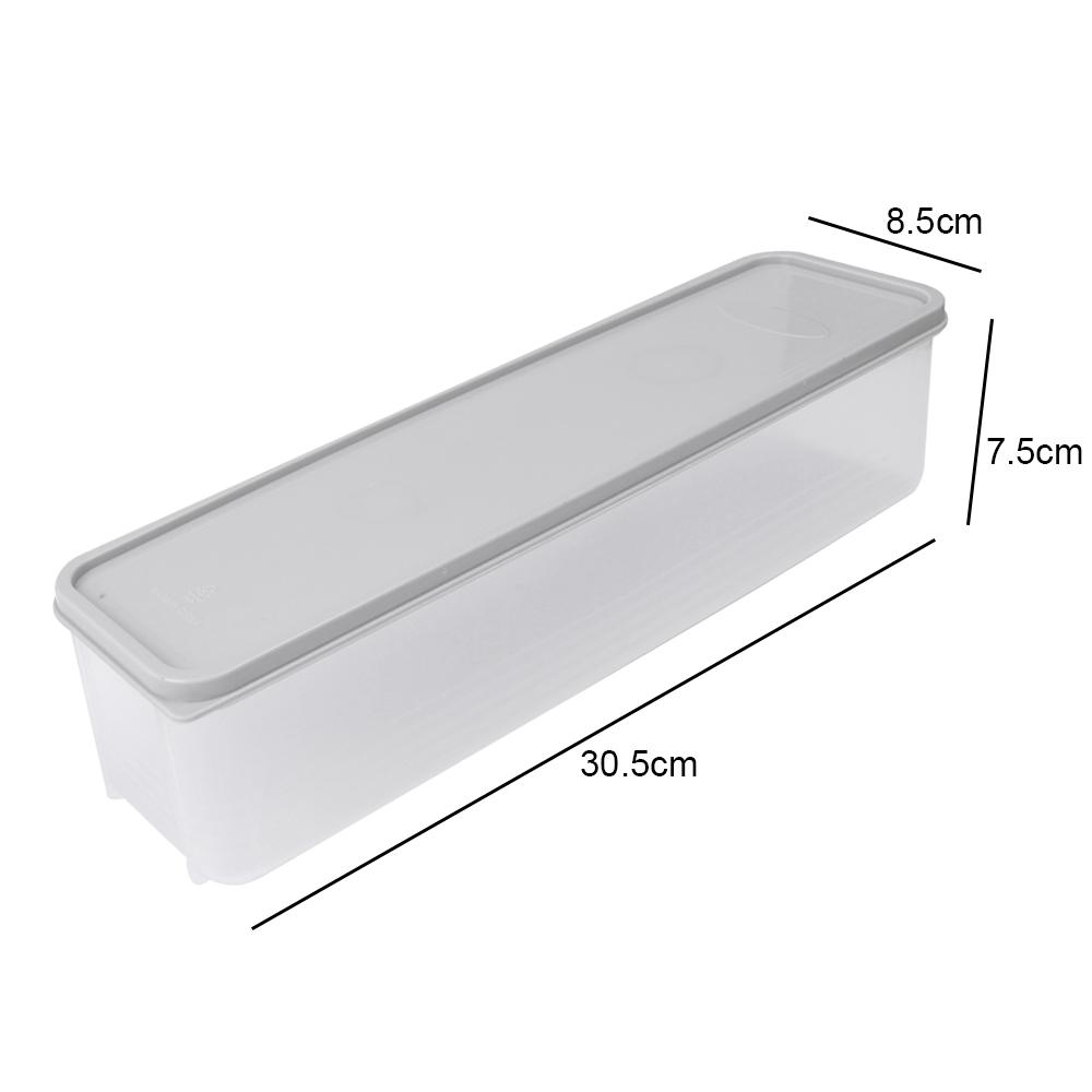 Noodle Spaghetti Container Refrigerator Cereal Preservation Storage Box with Cover Spaghetti Box Kitchen Food Grain Container