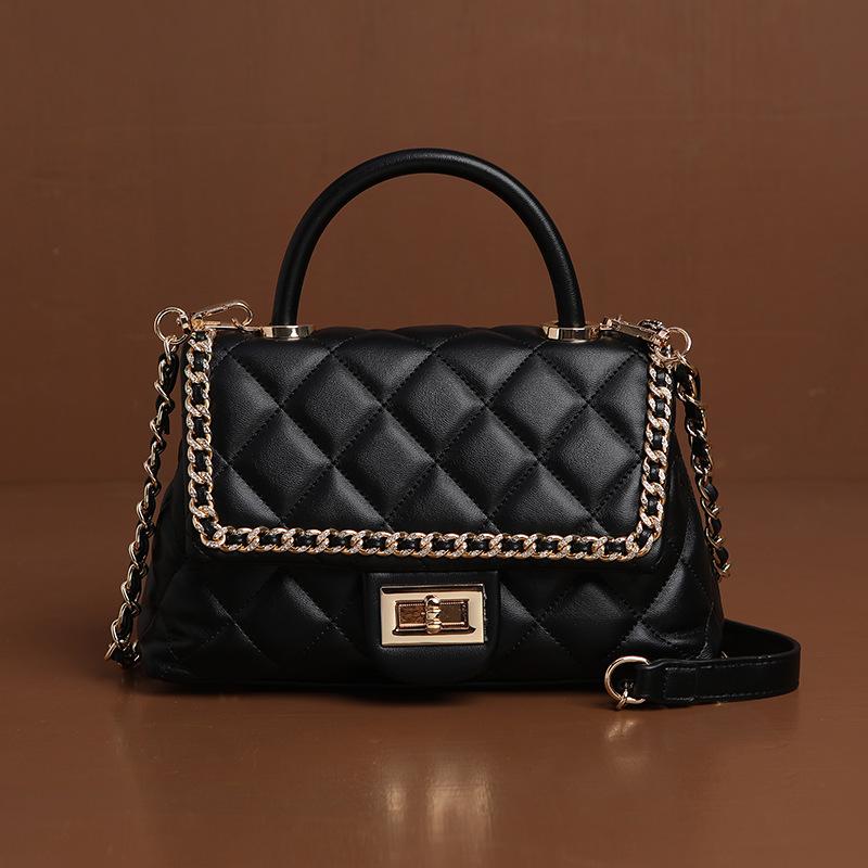 

Advanced Style Handbag for Women, Spring and Summer Stylish Versatile Texture Crossbody Bag, Diamond Grid Hand-held Small Square Bag