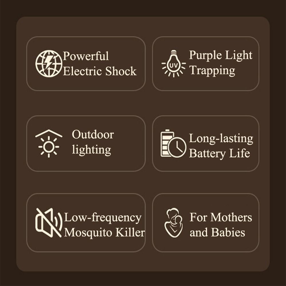 Anti Mosquito Mosquito Lamp Safety Fly Mosquito Trap Pest Control Lamp Camping Light