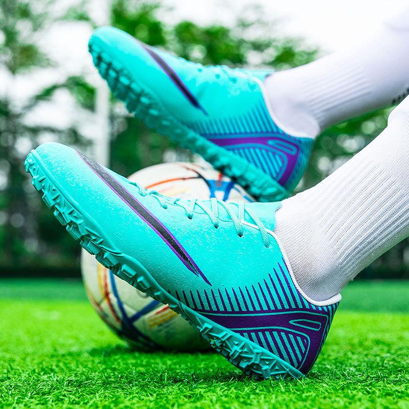 

Лето 2025 Кубок Европы новые бутсы Мбаппе с высоким верхом AG длинные шипы TF шипы для искусственного газона пара повседневная спортивная обувь 47