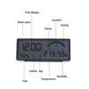 Multifunctional Electronic Clock Indoor Temperature Monitor Easy Setups Battery Operated with 2 Alarm and Snooze Feature