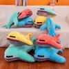 Plush Airplane Toy Soft Crystal Fabric Stuffed Toy Cartoon Airplane Pillow
