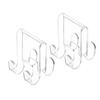 Shower Towel Hook Bathrobe Hanger Practical Door Mounts for Bathrooms and Hotels