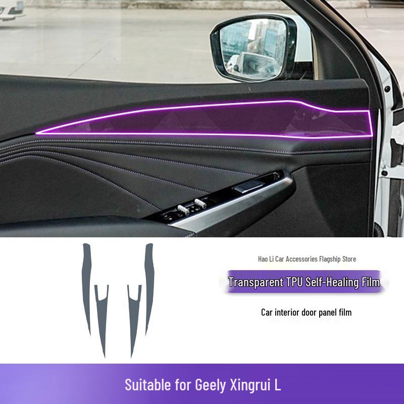 Clear TPU Film for 2024-2025 Geely Xingrui L Gear Shift, Console, Screen & Dashboard