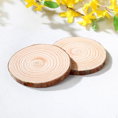 Slices 10pcs Wood Kit Unfinished Wooden Circles for Arts Wedding Valentine's Day Crafts