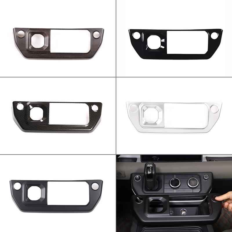 Car Center Console Gear Shift Dashboard Button Frame Trim Cover For Land Rover Defender 110 90 L663 -2023 Auto