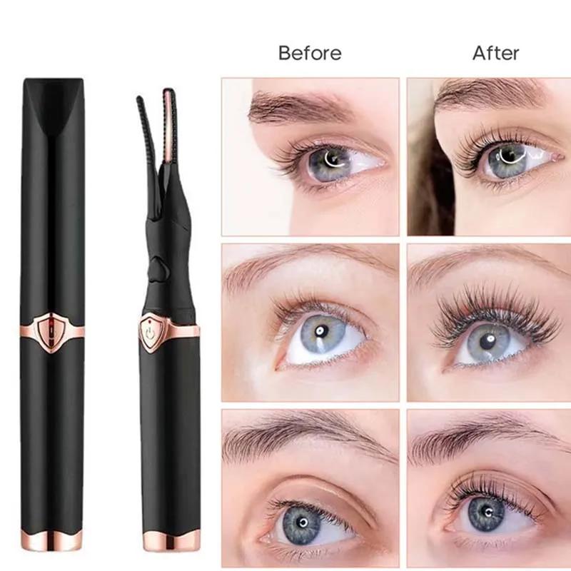 3-stufiger Elektrischer Wimpernformer Typ-C Schnellladung Langlebiger Akku Natürlicher Lockenstab Wasserdichtes Augen-Schönheits-Gadget Geschenk