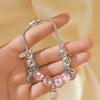 1PC Fashionable Design Crystal Glass Women's Bracelet, Suitable for Daily Wear As Holiday Gifts