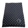 LOUIS VUITTON M74200 Damier wool Echarpe Petit Scarf black wool Used