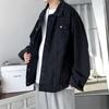 East Rain Black Denim Plus FUN215 Men's Jacket, Spring, Autumn, Winter, Sizes,
