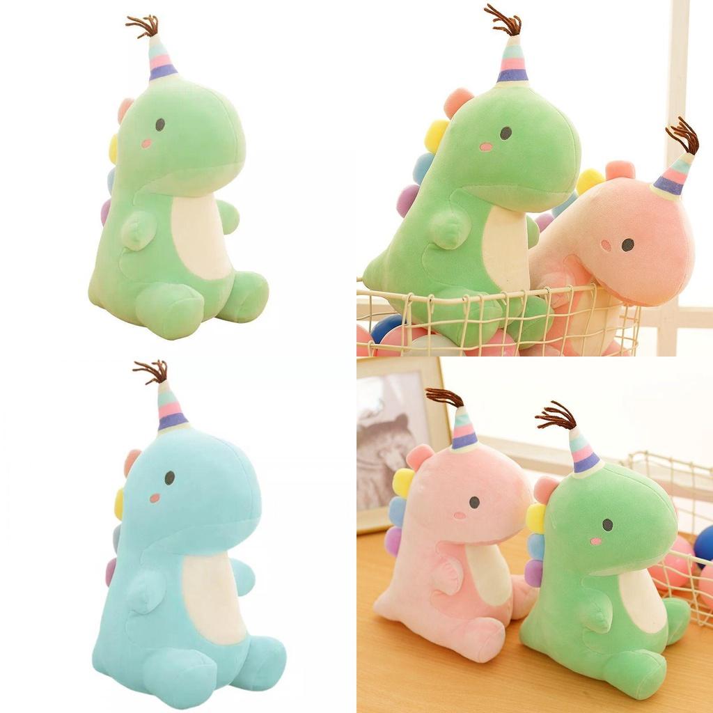 Adorable Cute Dinosaur Plush Toy Soft Pillow Ideal Stuffed Animal For Kids Fun