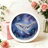 Flower Round Shape Pearl Painting Hand-Pasted Self-Adhesive Paintings  Bedroom Decorative