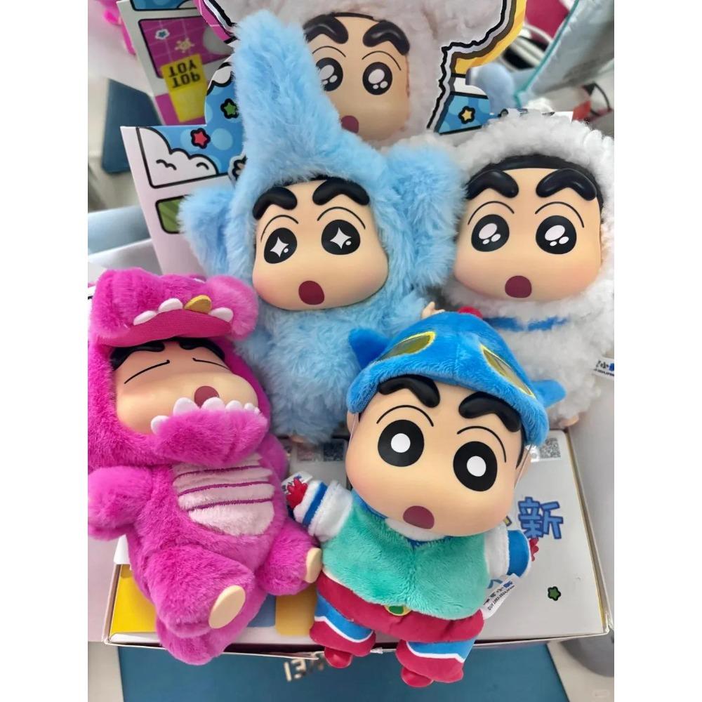 Toptoy CrayonShin-Chan Blind Box Kostümparty Serie Vinylpuppe Anime Actionfigur Mystery Box Kawaii Sammlung Modell Spielzeug Geschenk