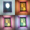 Delicate Light Painting Frame Creating Mold Personalized Artwork Silicone Mold for DIY Enthusiasts and Gift Shops