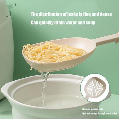 Leak Kitchen Pasta Spoon Fishing Dumplings Long Handle Food Grade High Temperature Resistant Spaghetti Large Funnel