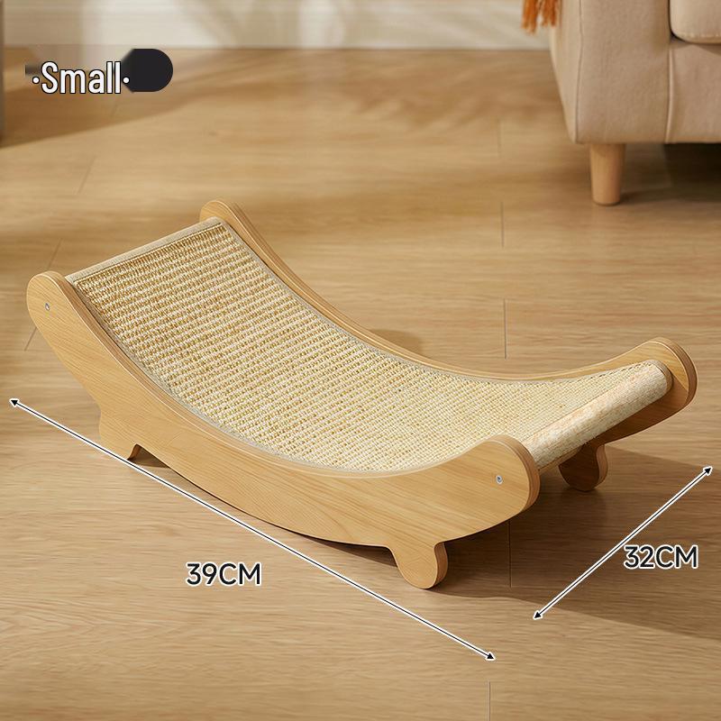 Sisal Cat Scratching Board - Durable, Shed-Free, Sofa-Safe Cat Lounger & Claw Toy
