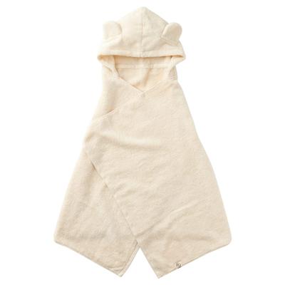 Imabari Towel Imabari Towel Baby Gift Made In Japan Baby Bathrobe Bath Poncho Gift Set (natural)