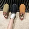 2025 Winter New Fleece Warm Platform Sole Without Heel Wrap Wool Half Slippers Women's Cotton Shoes