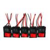 Motorcycle Switch ON/OFF Handlebar Flashing Headlight Horn Control Button 12V Button Connector Handlebar Switch