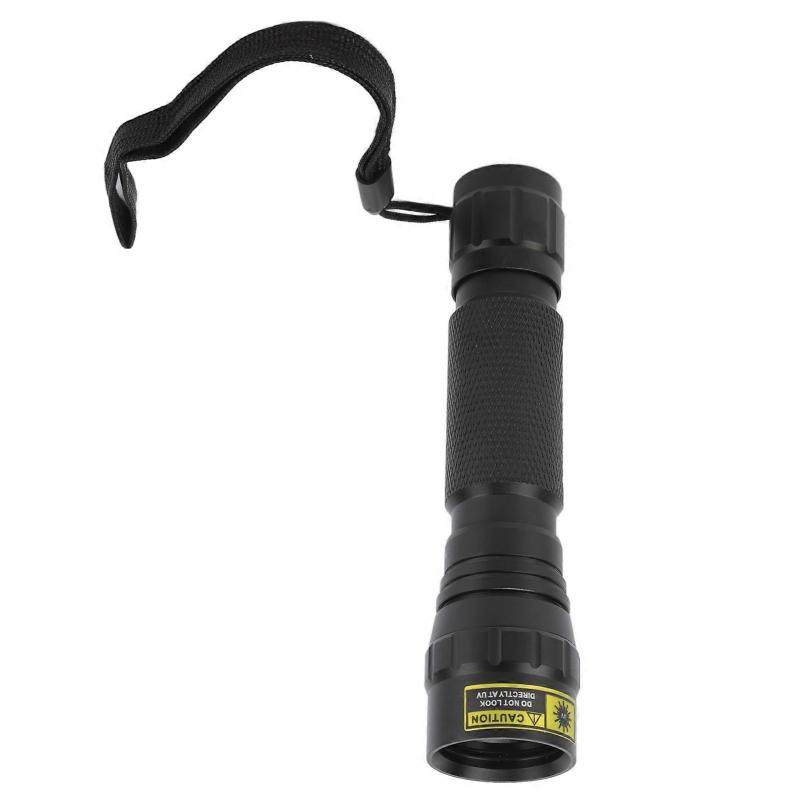 UV Flashlight Professional High Brightness 365nm UV LED Mini Flashlight for Pet Urine Detector Resin Curing