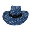 Wind Hole Western Cowboy Hat Farm Uv Shade Knight Hat Party Party Orgy Top Hat