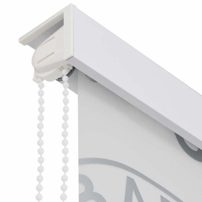 VidaXL Store Roulant De Douche 80x240 Cm Éclaboussures Rideau De Douche Maison 142871
