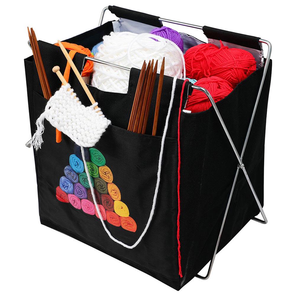 folding yarn caddy