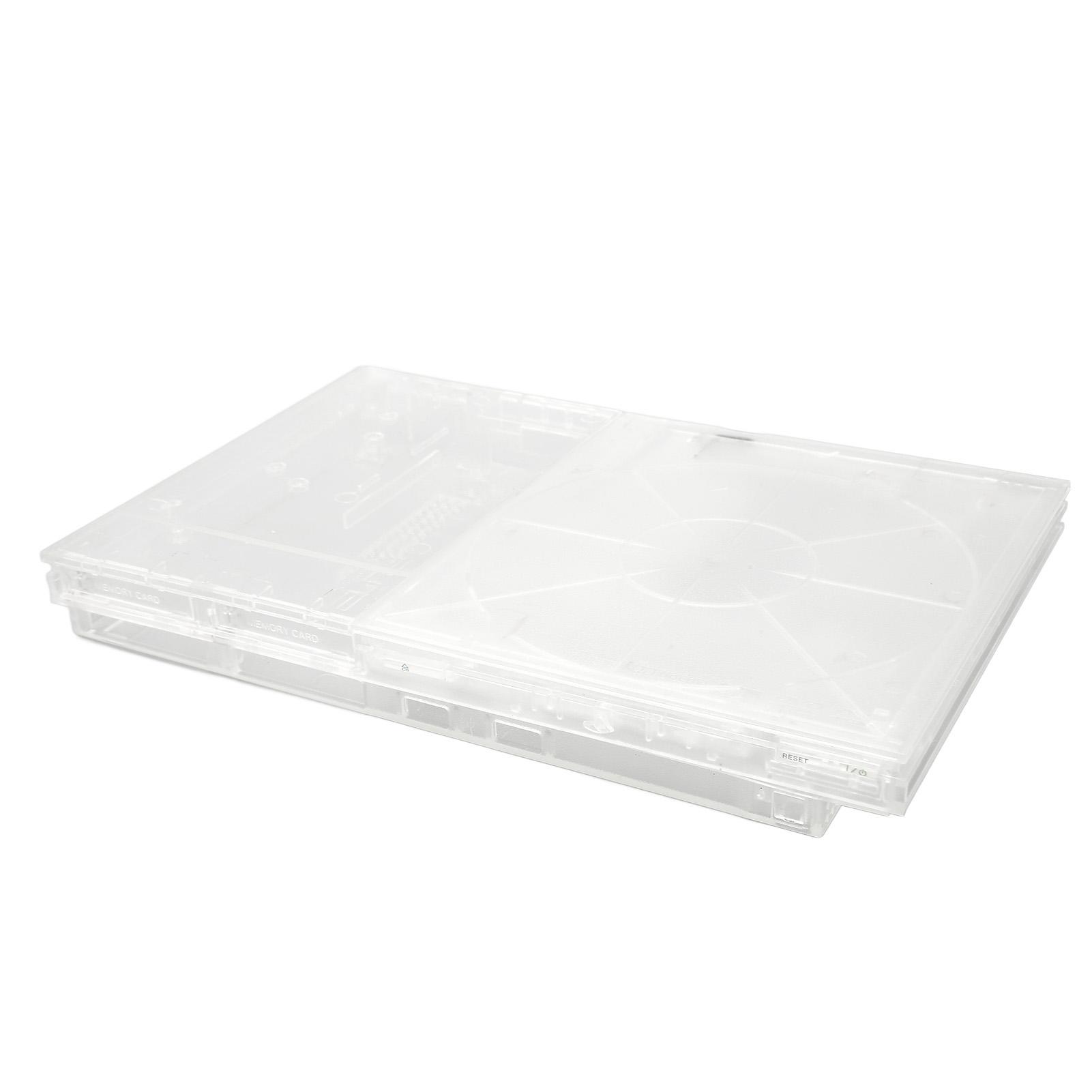 for PS Slim Clear Case   Replacement Transparent Game Console   for Retro Video Game Console Accessories