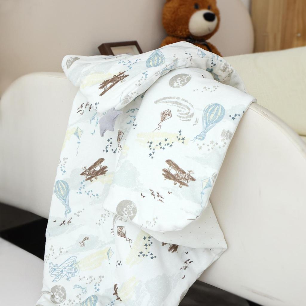 Four-Season Anti-Startle Swaddle: Class A Thickened Cotton Blanket for Newborns