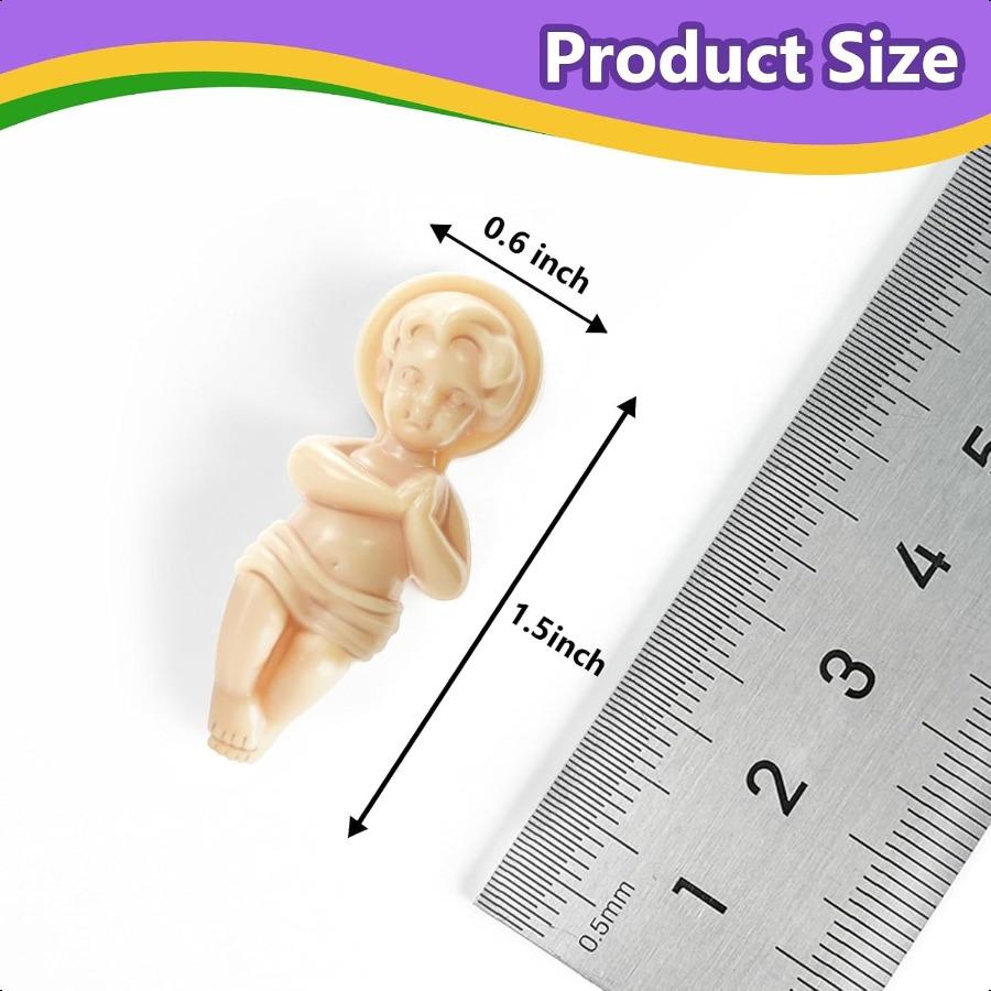 

Фигурка Младенца Иисуса 1,5 дюйма Король 36 штук Фигурка для торта с подарочным пакетом Полимерная мини-фигурка Иисуса Фигурки Вечеринка Украшение для торта United States