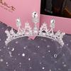 Sparkling Crystal Princess Crown: Beaded Headdress for Kids' Birthday, Party, or Wedding
