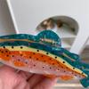 Colorful Acetate Fish Hair Claw Clip for Women with Strong Grip and Life Like Designs for Daily Wear Theme Occasion
