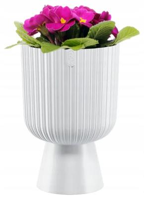 White Flowerpot On a Leg 205x137cm ECO Universal Plastic Keli