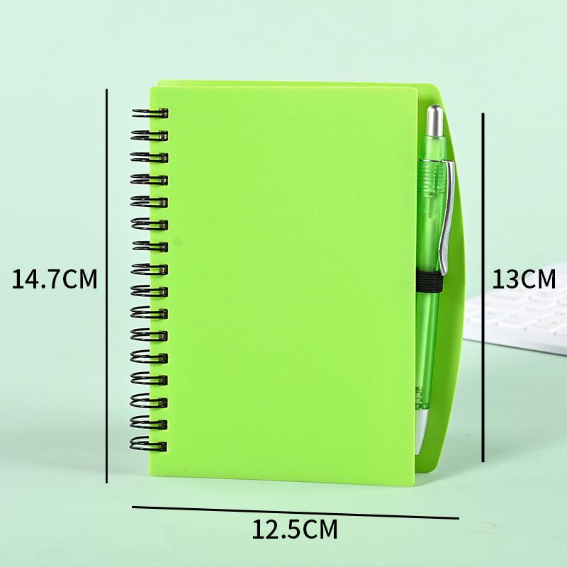 Stylish Spiral Notebook with Pen Holder for School, Training, Corporate Promotions & Custom Work Logs