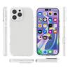 For iPhone 16 Pro Case TPU+PC Matte Translucent Phone Back Cover