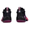 Li Ning WOW 10 Sunrise Comfortable Cushioning, Wear Resistant Mid Top Basketball Shoes Men's Black ABAS075-1