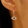 Evil Eyes Pendant Hoop Earring for Women New Fashion Huggies Party Jewelry Gifts Wholesale