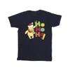 Disney Girls Winnie The Pooh Ho Ho Ho Scarf Cotton T-Shirt