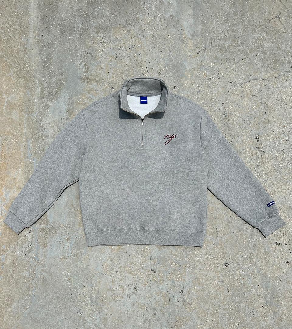 Step Only Ny Half Zip-Up (Melange Gray) Melange Grey/0 (Small)