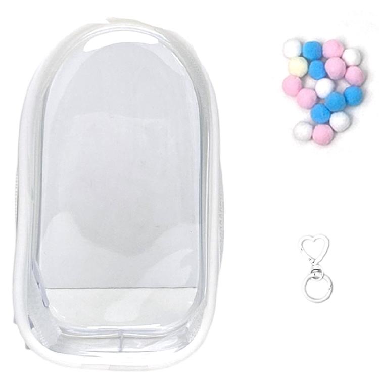 Acrylic Doll Display Case Modern Aesthetic Cover Stylish Collectible Storage Bag Acrylic Texture Suitable for Small Toys
