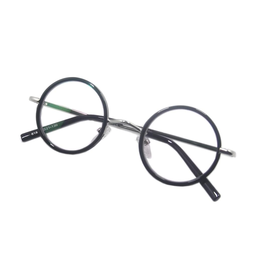 Retro Round Metal Frame Reading Stylish Reading Senior Glasses H6822 [Henghao] Glasses, Glasses, (Black, +3.00)