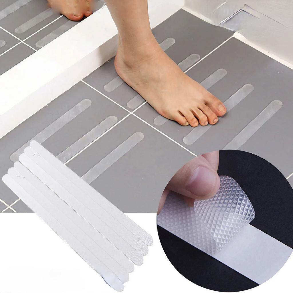 5/10/20 Pcs Anti Slip Strips Shower Stickers Colored Non Slip Bath Safety Strips for Bathtub Shower Stairs Floor