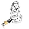 New Lockable Chastity Belt Penis Bondage Cock Ring Sleeve Lock Metal Cock Cage Male Chastity Device Sex Toys for Men 40/45/50mm